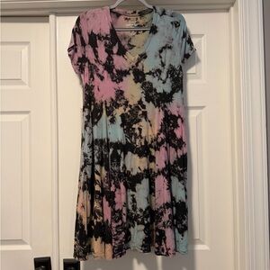 Torrid Pastel Tie-Dye Swing Dress